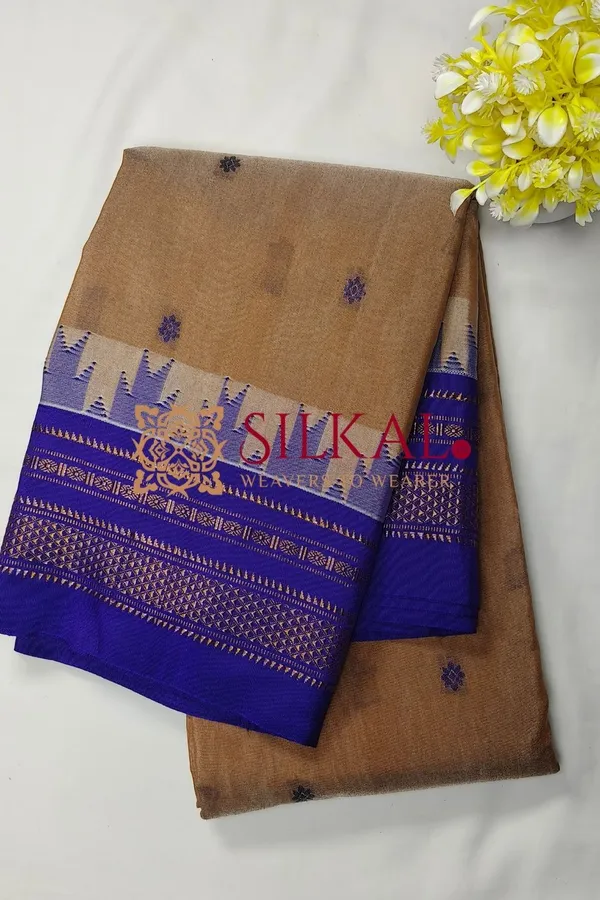 Ilkal_Buta_Cotton_Silk_Temple_Saree_SKL03903