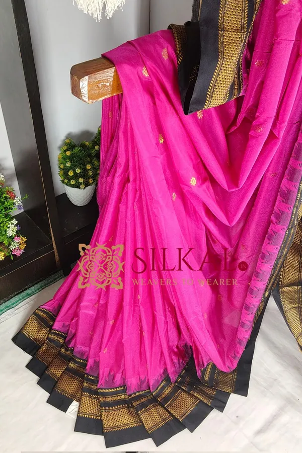 Ilkal_Butta_Cotton_Silk_Temple_Broder_Saree_SKL04158