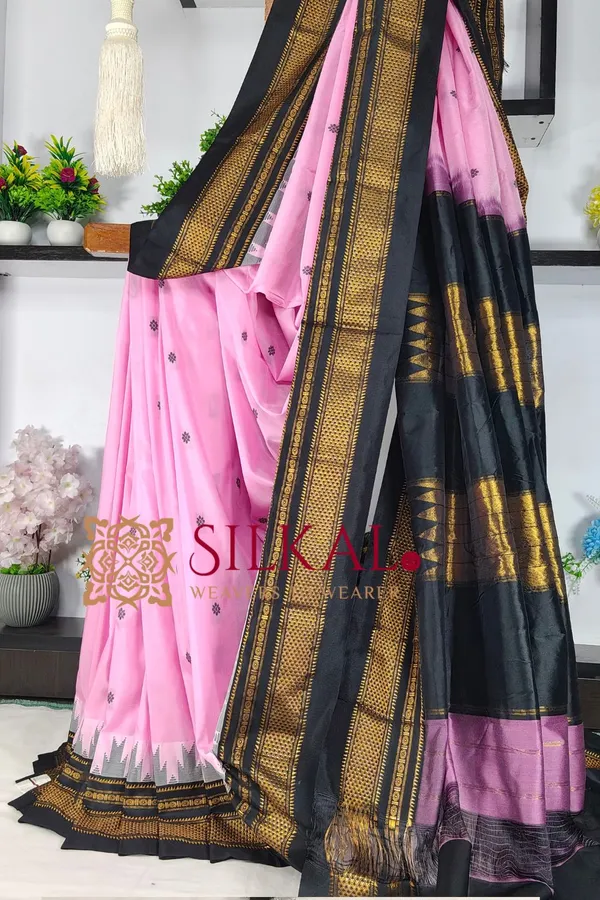 Ilkal_Butta_Cotton_Silk_Temple_Broder_Saree_SKL04159