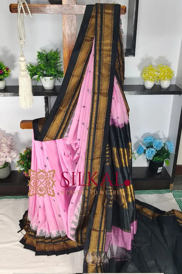 Ilkal_Butta_Cotton_Silk_Temple_Broder_Saree_SKL04159