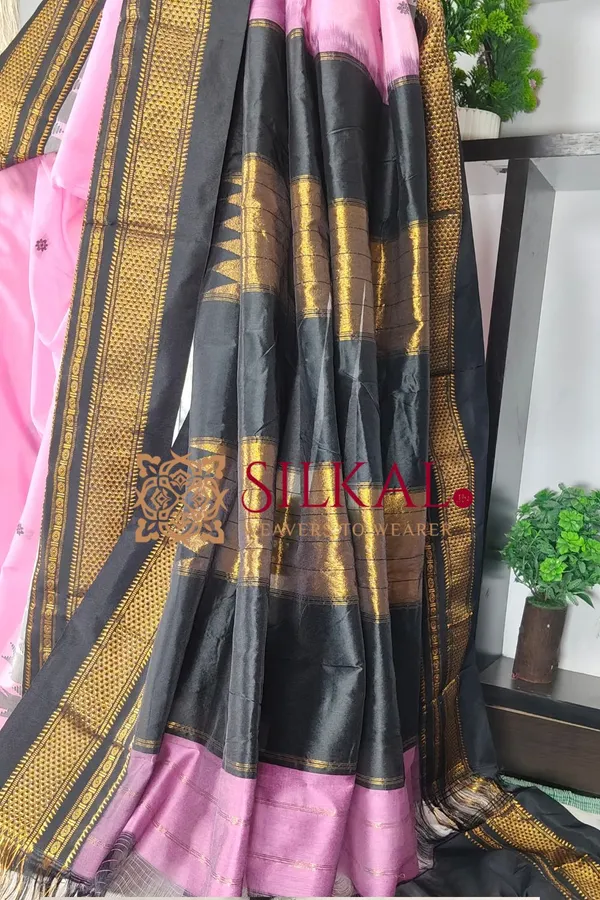 Ilkal_Butta_Cotton_Silk_Temple_Broder_Saree_SKL04159