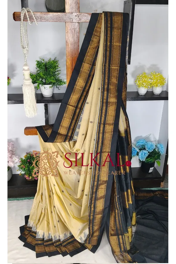 Ilkal_Butta_Cotton_Silk_Temple_Broder_Saree_SKL04160