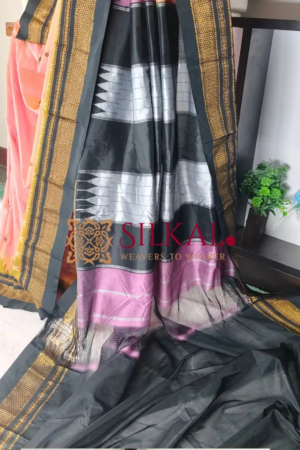 Ilkal_Butta_Cotton_Silk_Temple_Broder_Saree_SKL04164