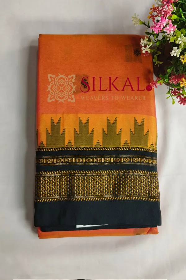 Ilkal_Butta_Cotton_Silk_Temple_Broder_Saree_SKL04165