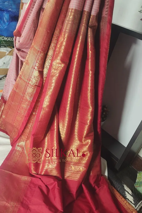 Ilkal_Butta_Gadwal_Saree_with_Grand_Big_Border