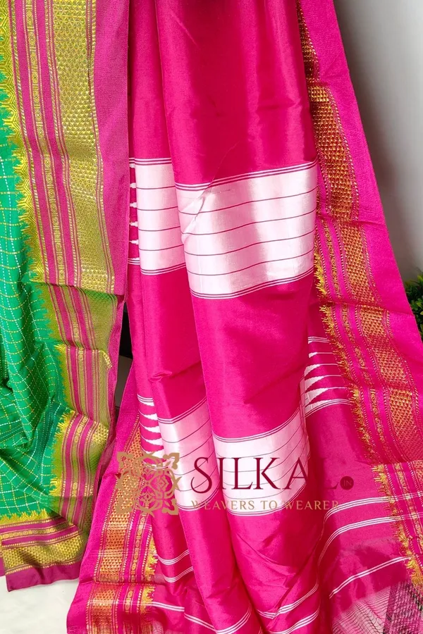 Ilkal_Chadaruga_Cotton_Silk_Saree_SKL03878