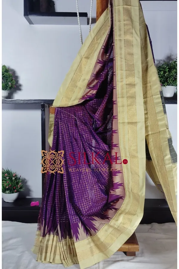 Ilkal_Chadarunga_Cotton_Silk_Saree_SKL2010