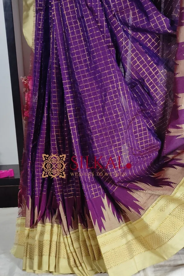Ilkal_Chadarunga_Cotton_Silk_Saree_SKL2010