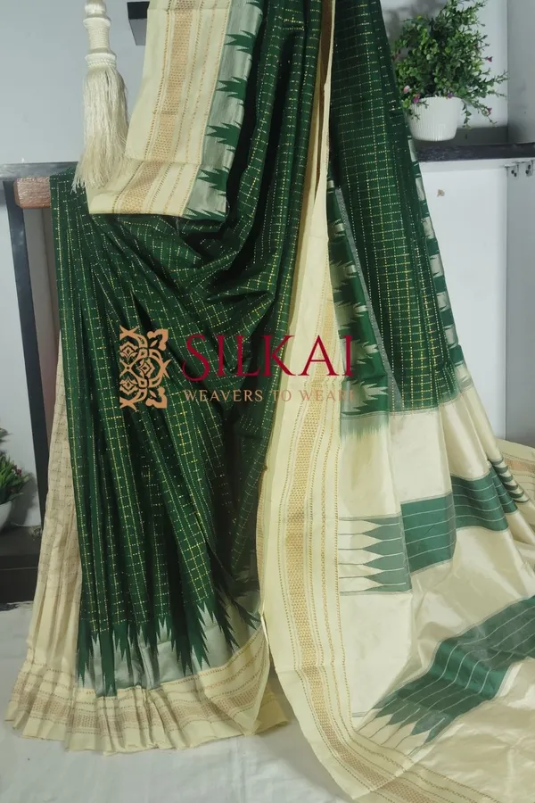 Ilkal_Chadarunga_Cotton_Silk_Saree_Code-_SKL1881