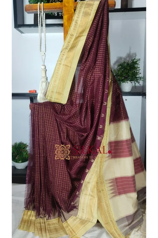 Ilkal_Chadarunga_Cotton_Silk_Saree_Saree_Code-_SKL1854