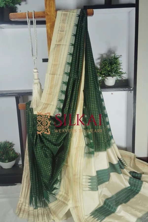 Ilkal_Chadarunga_Cotton_Silk_Saree_Code-_SKL1881