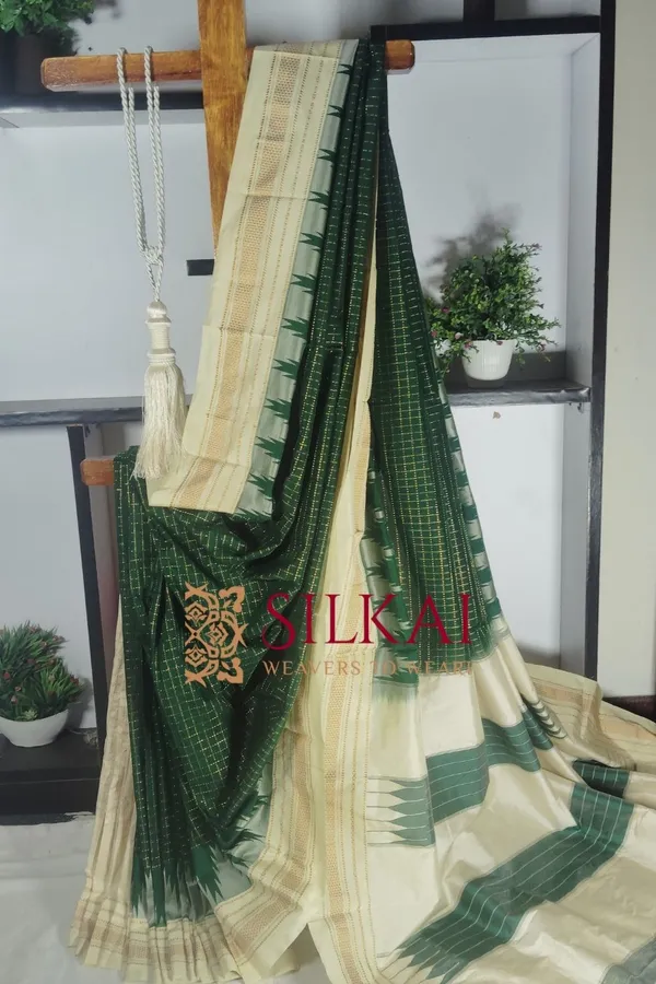 Ilkal_Chadarunga_Cotton_Silk_Saree_Code-_SKL1881