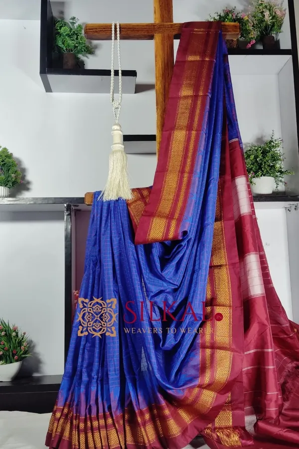 Ilkal_Chaduranga__saree_SKL2013
