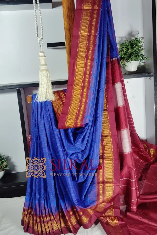 Ilkal_Chaduranga__saree_SKL2013