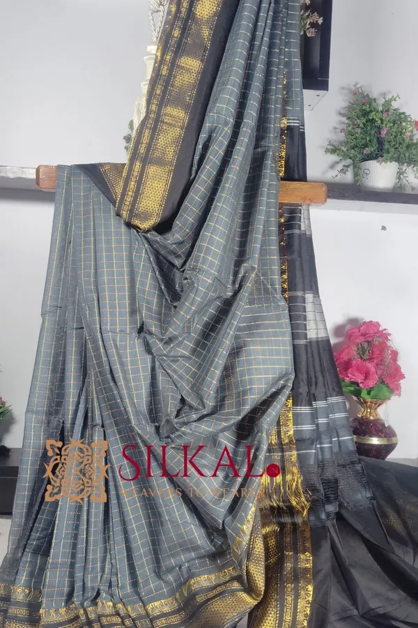 Ilkal_Chandrunga_Cotton_Silk_Saree_Code-_SKL1809