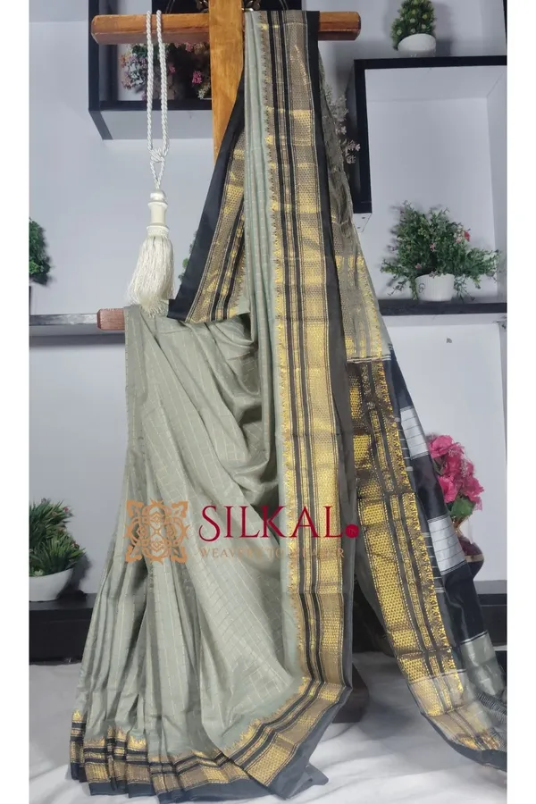 Ilkal_Chandrunga_Cotton_Silk_Saree_Code-_SKL1811