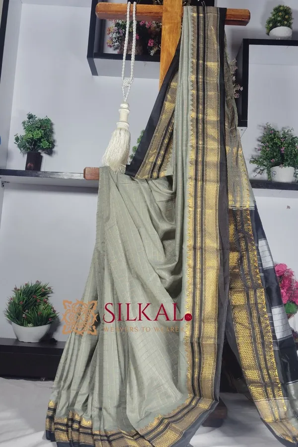 Ilkal_Chandrunga_Cotton_Silk_Saree_Code-_SKL1811