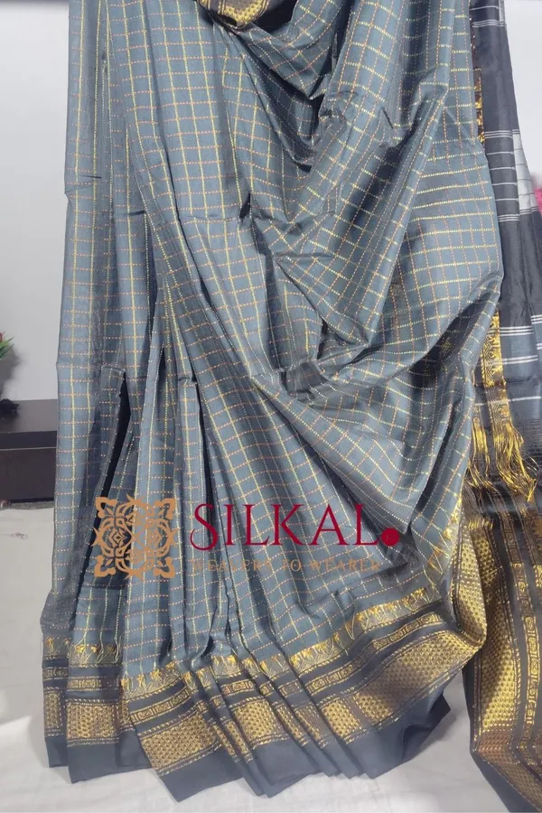 Ilkal_Chandrunga_Cotton_Silk_Saree_Code-_SKL1809