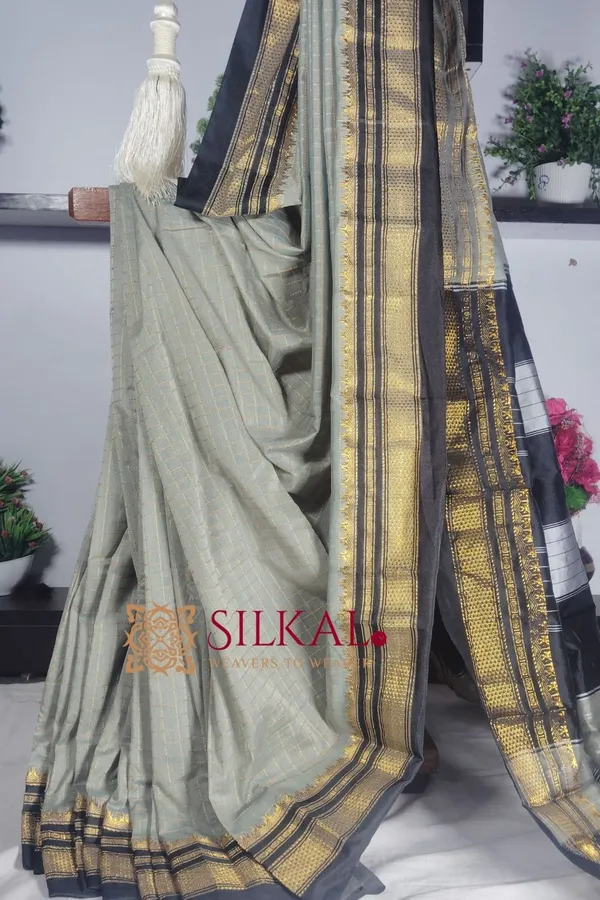 Ilkal_Chandrunga_Cotton_Silk_Saree_Code-_SKL1811