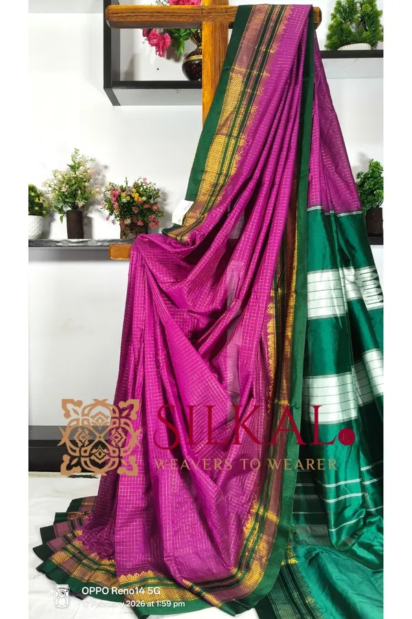 Ilkal_Chandrunga_Cotton_Silk_Saree_SKL03279