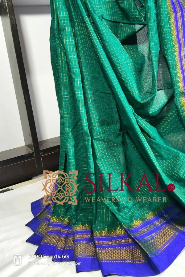 Ilkal_Chandrunga_Cotton_Silk_Saree_SKL03280