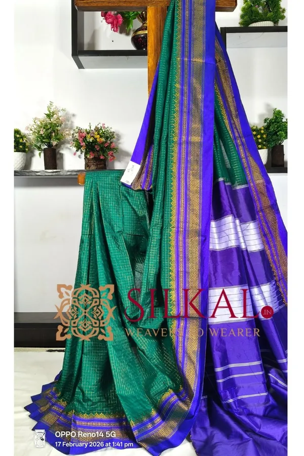 Ilkal_Chandrunga_Cotton_Silk_Saree_SKL03280