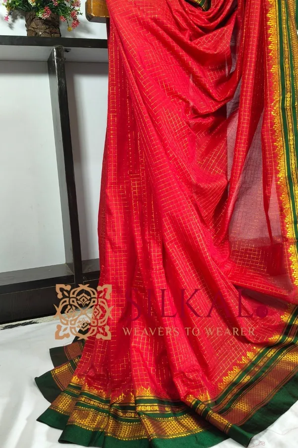 Ilkal_Chandrunga_Cotton_Silk_Saree_SKL03281