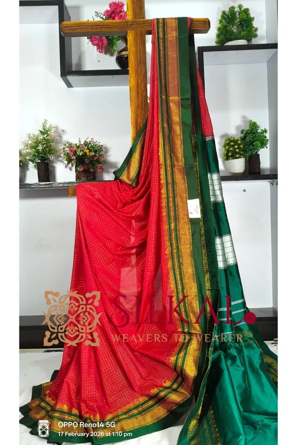 Ilkal_Chandrunga_Cotton_Silk_Saree_SKL03281