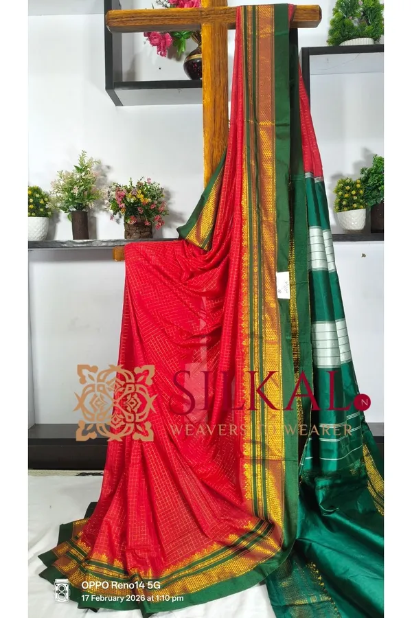 Ilkal_Chandrunga_Cotton_Silk_Saree_SKL03281
