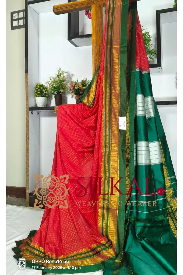 Ilkal_Chandrunga_Cotton_Silk_Saree_SKL03281