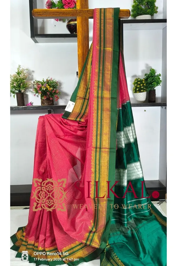 Ilkal_Chandrunga_Cotton_Silk_Saree_SKL03283