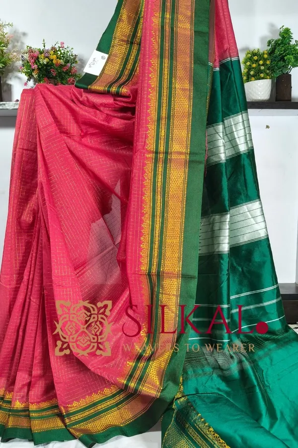 Ilkal_Chandrunga_Cotton_Silk_Saree_SKL03283
