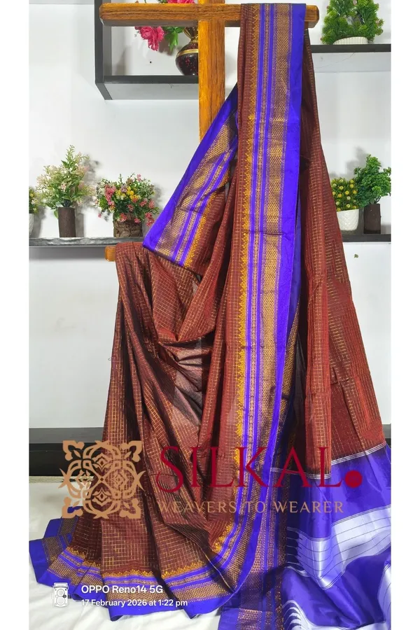 Ilkal_Chandrunga_Cotton_Silk_Saree_SKL03285