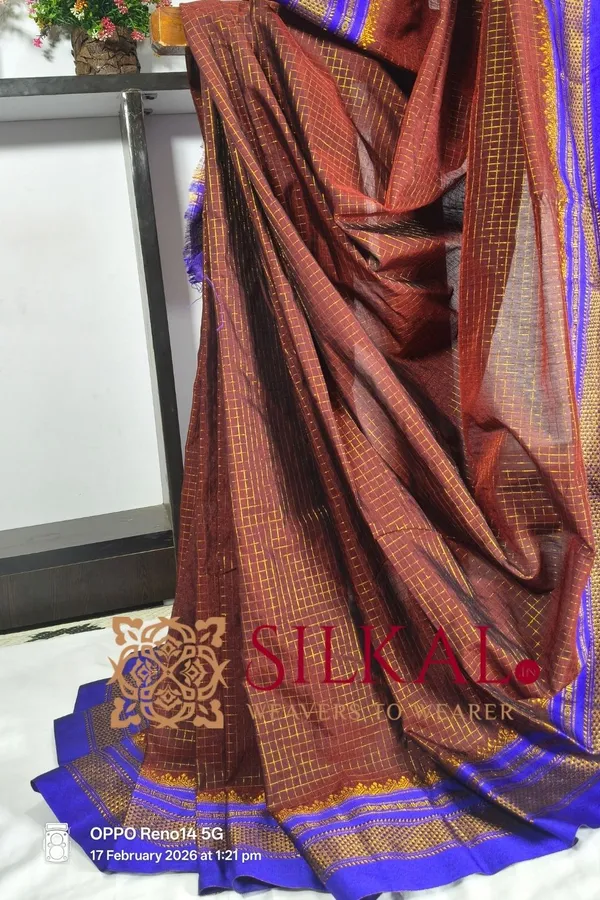 Ilkal_Chandrunga_Cotton_Silk_Saree_SKL03285