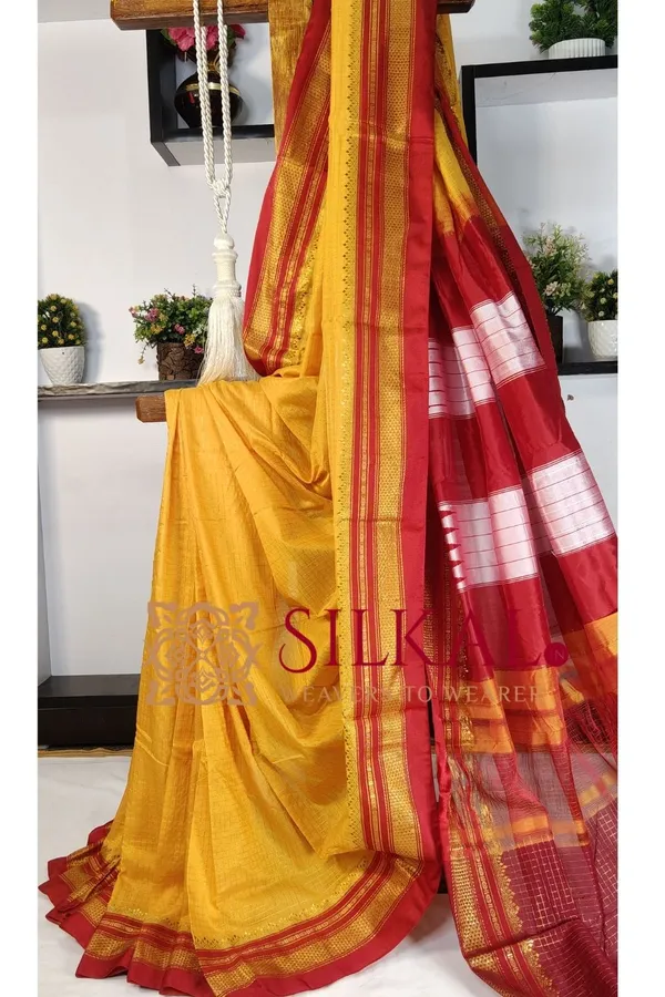 Ilkal_Chandrunga_Cotton_Silk_Saree_SKL03393