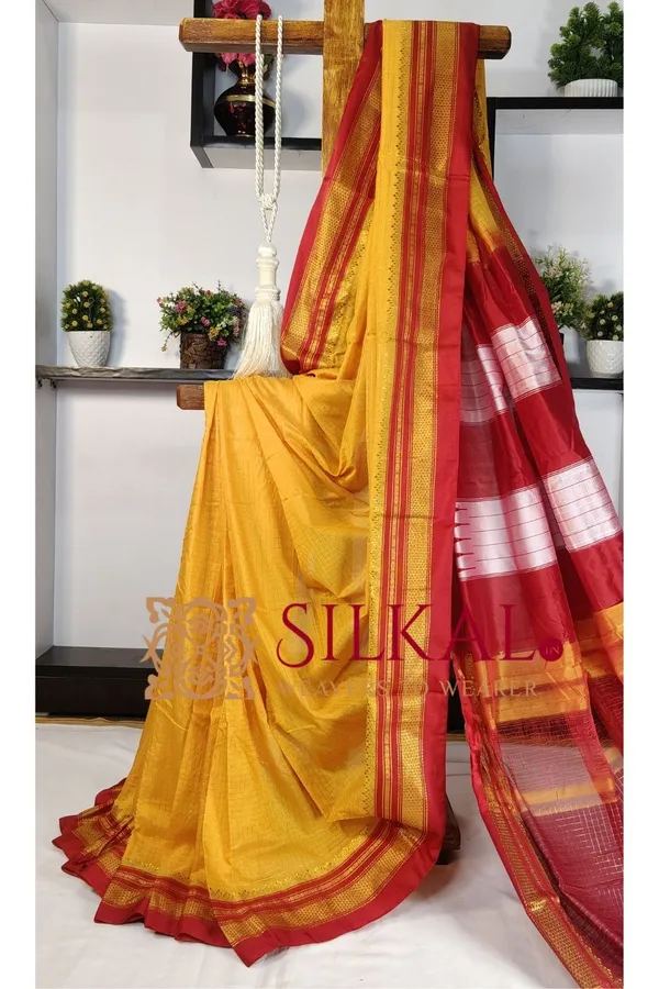 Ilkal_Chandrunga_Cotton_Silk_Saree_SKL03393