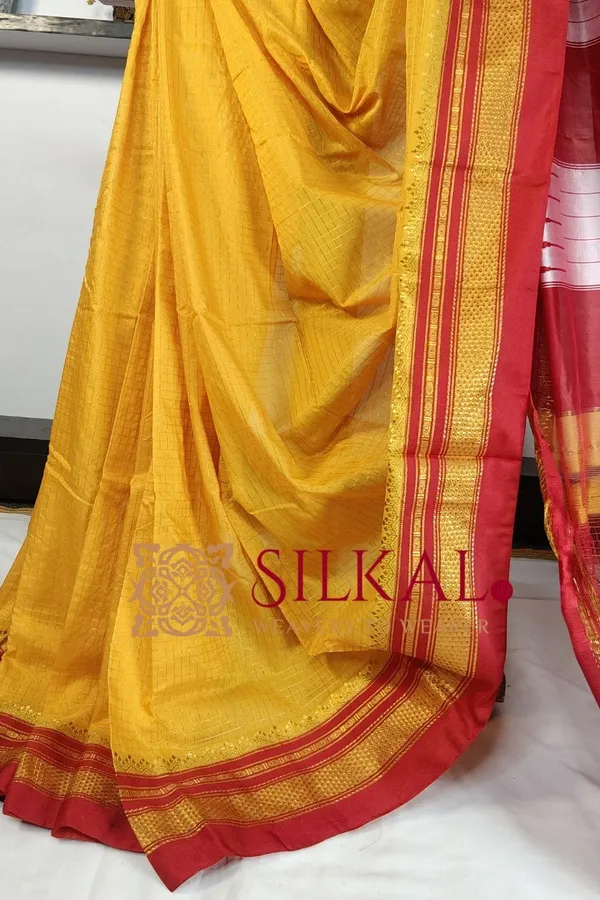 Ilkal_Chandrunga_Cotton_Silk_Saree_SKL03393