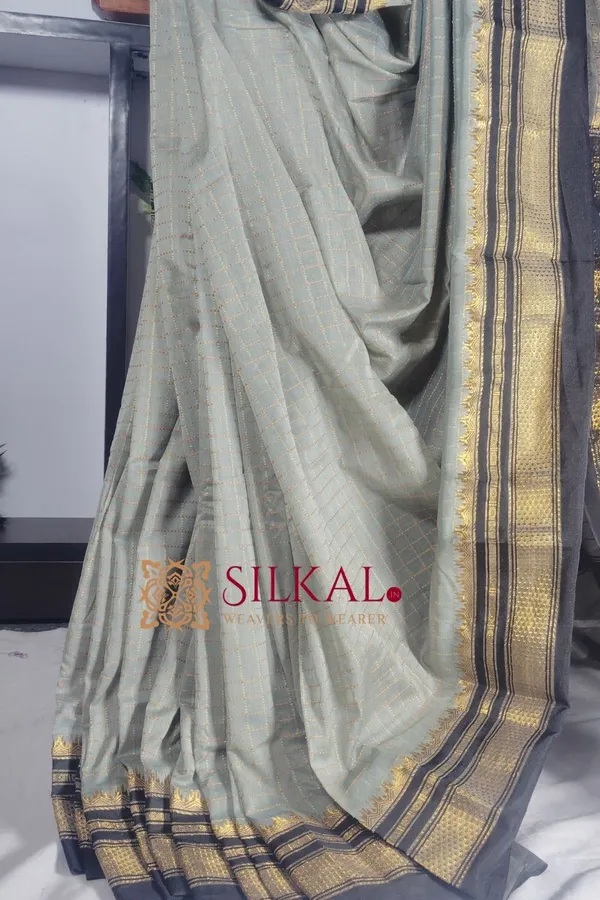 Ilkal_Chandrunga_Cotton_Silk_Saree_Code-_SKL1811