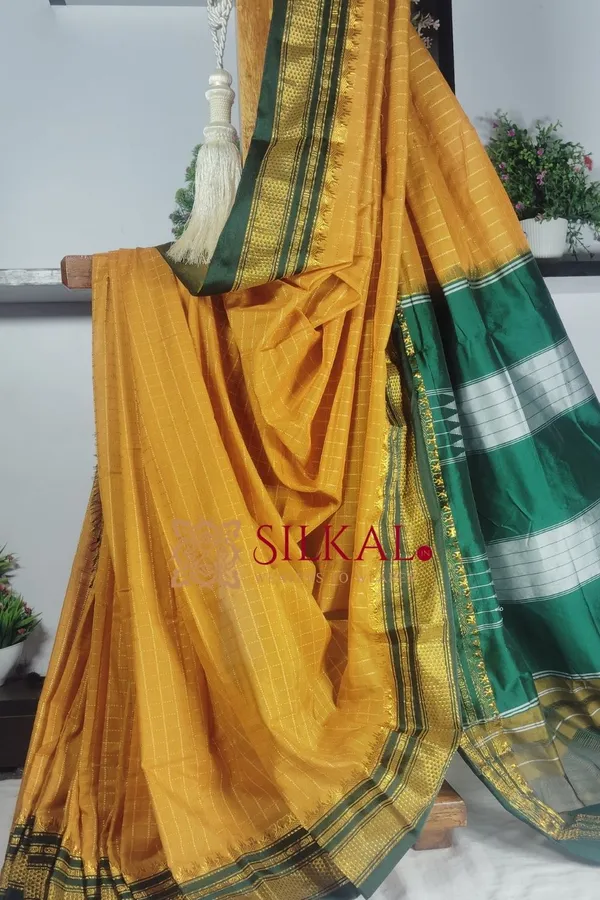 Ilkal_Chandrunga_Cotton_Silk_Saree_Code-_SKL1812