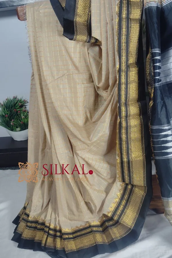 Ilkal_Chandrunga_Cotton_Silk_Saree_Code-_SKL1813