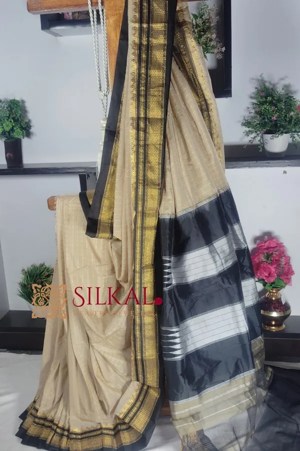 Ilkal_Chandrunga_Cotton_Silk_Saree_Code-_SKL1813