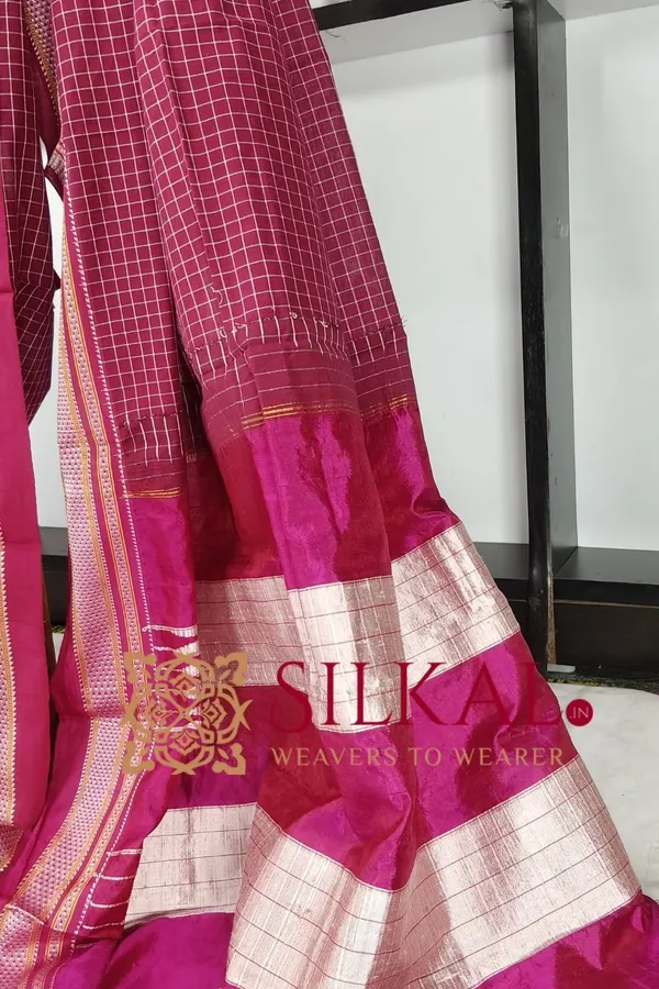 Ilkal_Cotton_Silk_Chikki_Paras_Handloom_Saree_Saree_Code-_SKL3230