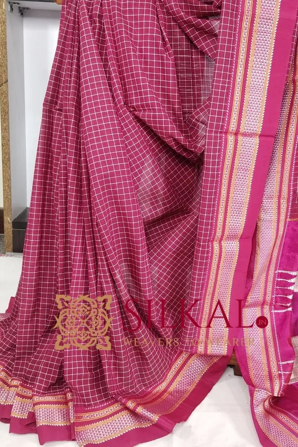 Ilkal_Cotton_Silk_Chikki_Paras_Handloom_Saree_Saree_Code-_SKL3230