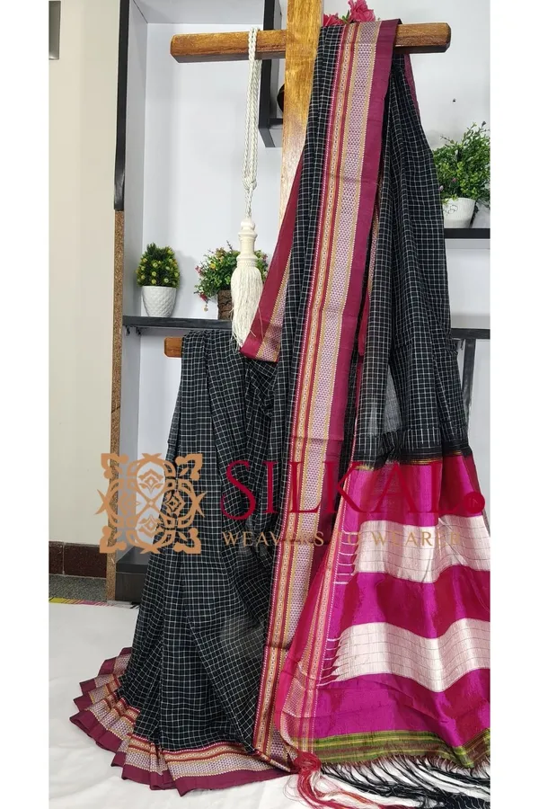 Ilkal_Cotton_Silk_Chikki_Paras_Handloom_Saree_Saree_Code-_SKL3231