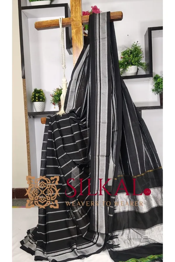 Ilkal_Cotton_Silk_Chikki_Paras_Handloom_Saree_Saree_Code-_SKL3243