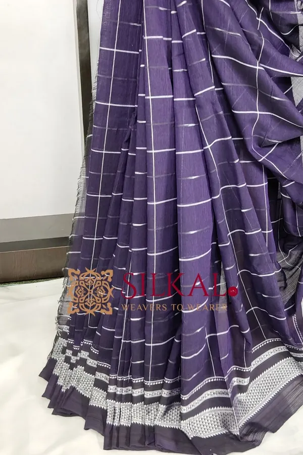 Ilkal_Cotton_Silk_Chikki_Paras_Handloom_Saree_Saree_Code-_SKL3244
