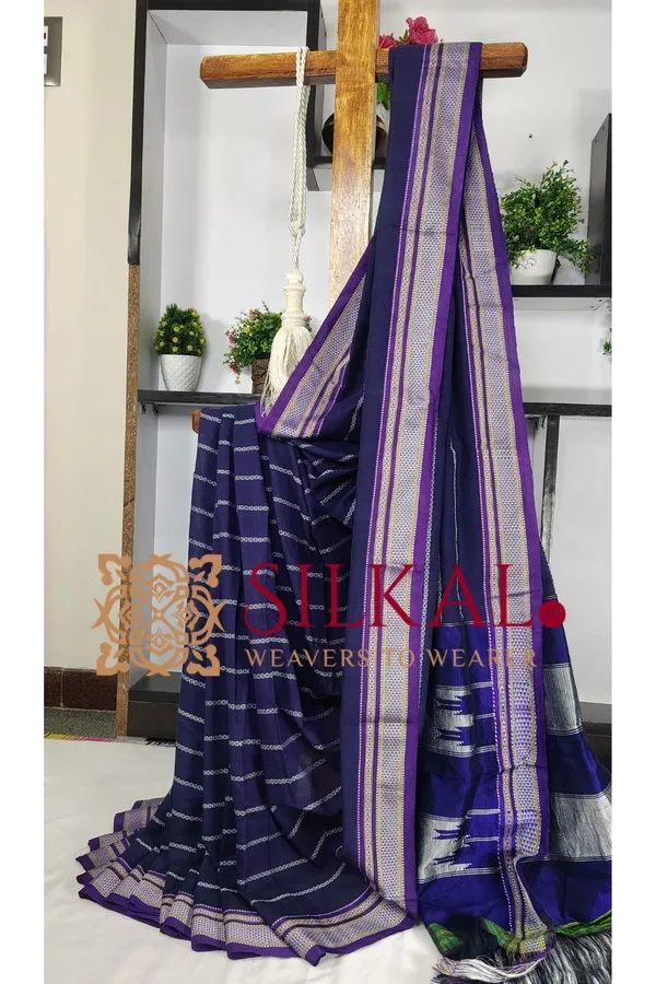 Ilkal_Cotton_Silk_Chikki_Paras_Handloom_Saree_Saree_Code-_SKL3245