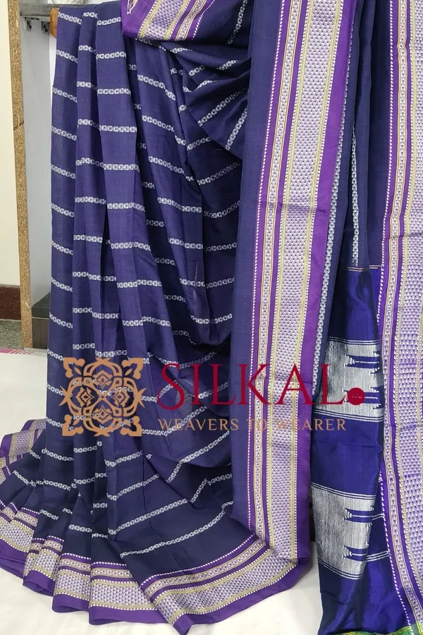 Ilkal_Cotton_Silk_Chikki_Paras_Handloom_Saree_Saree_Code-_SKL3245