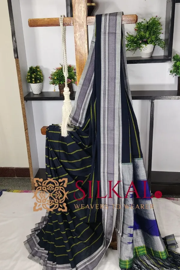 Ilkal_Cotton_Silk_Chikki_Paras_Handloom_Saree_Saree_Code-_SKL3246