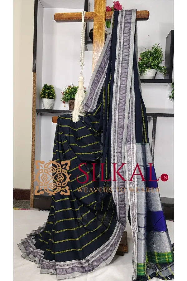 Ilkal_Cotton_Silk_Chikki_Paras_Handloom_Saree_Saree_Code-_SKL3246